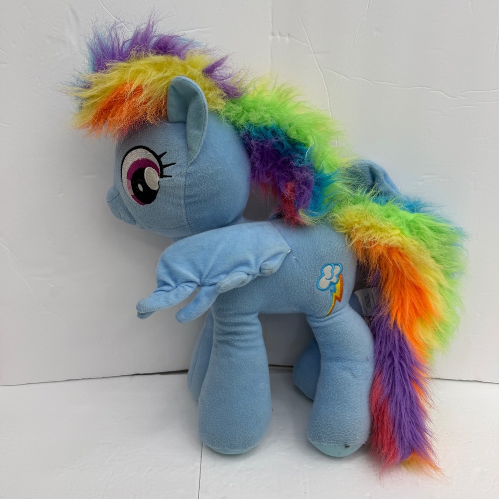 My‎ Little Pony Plush 18" Medium Blue Rainbow Dash Stuffed Animal Pegasus